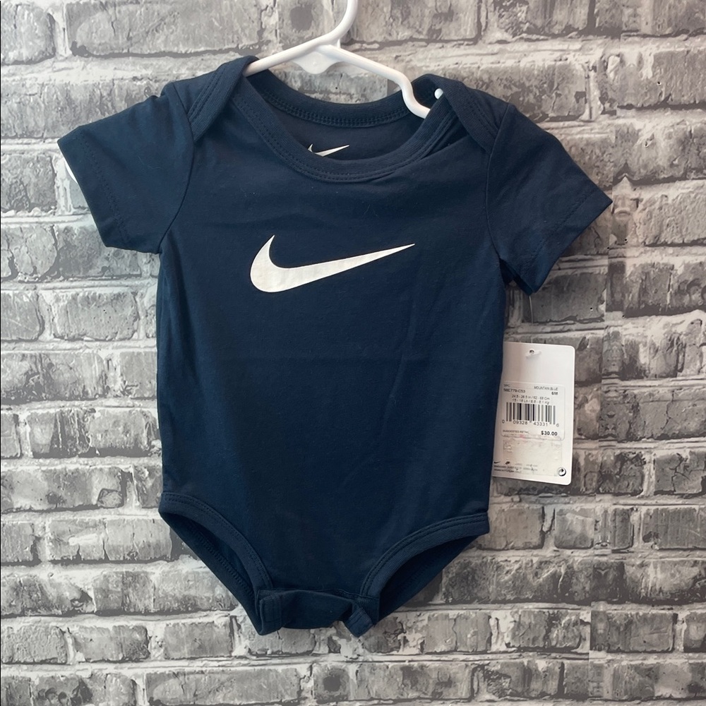NWT‎ Nike Dark Blue Infant onesie